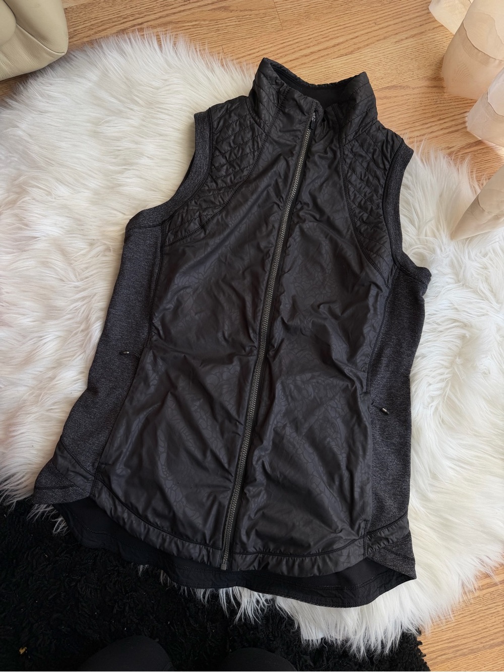 lululemon athletica Heathered Black Vest